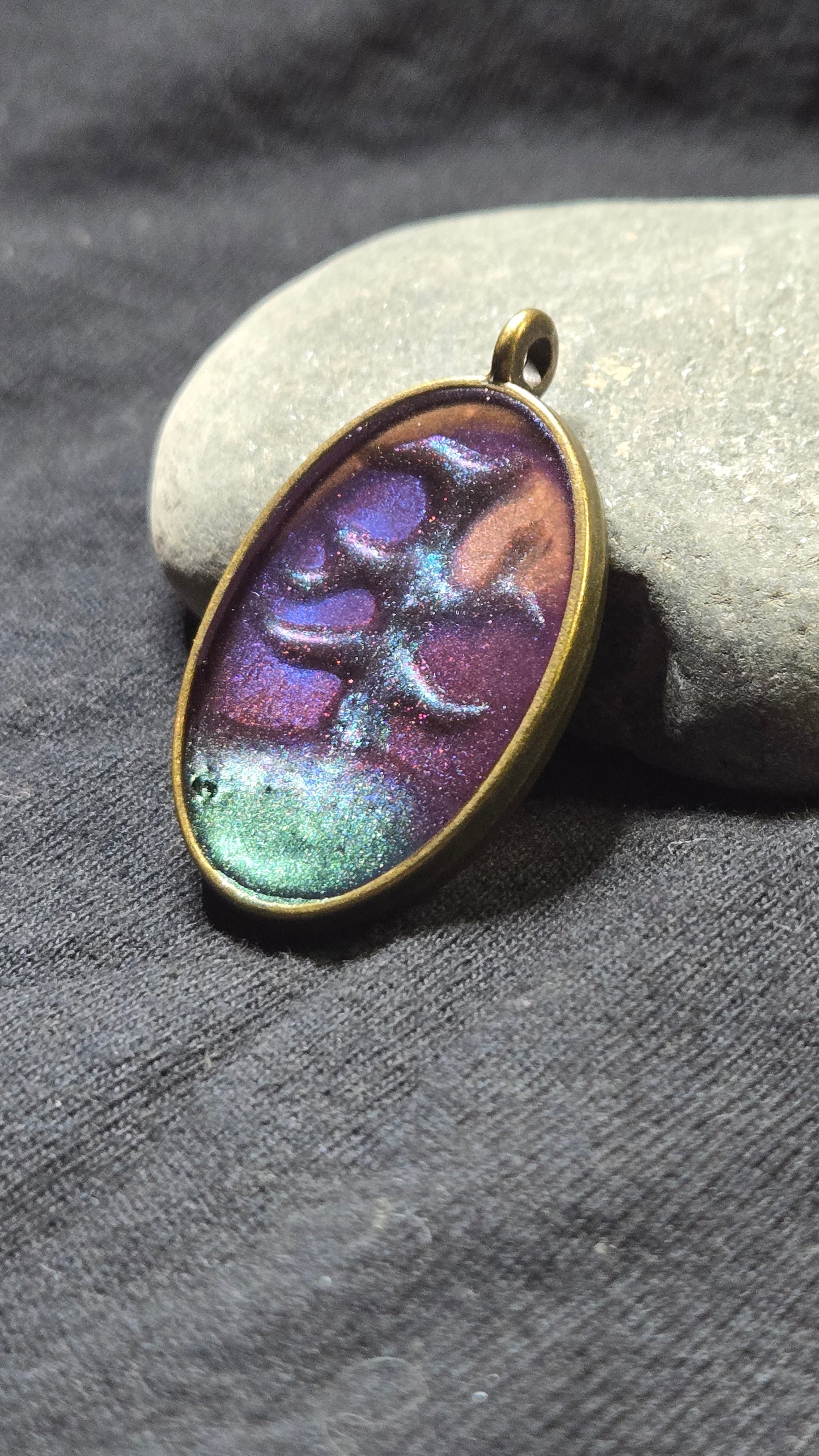 Dark Enchanted Tree Pendant