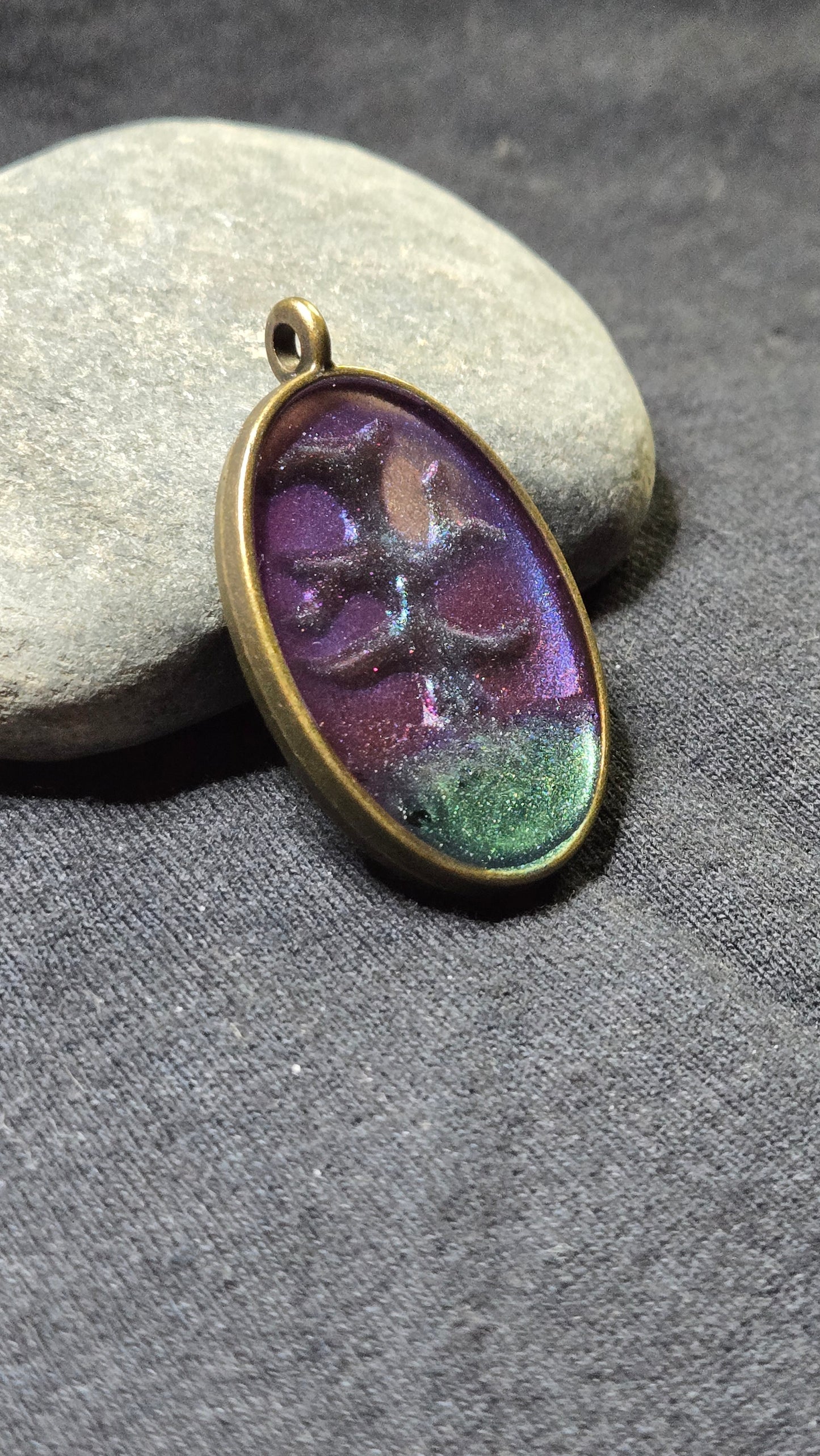 Dark Enchanted Tree Pendant