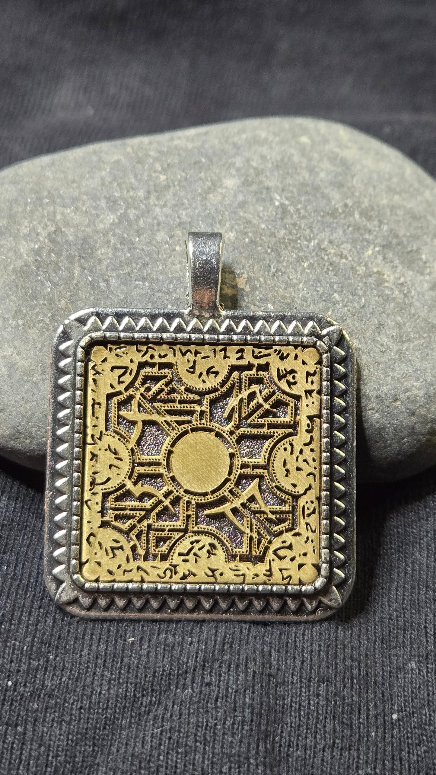 Lament Configuration Inlay Pendant Style 3