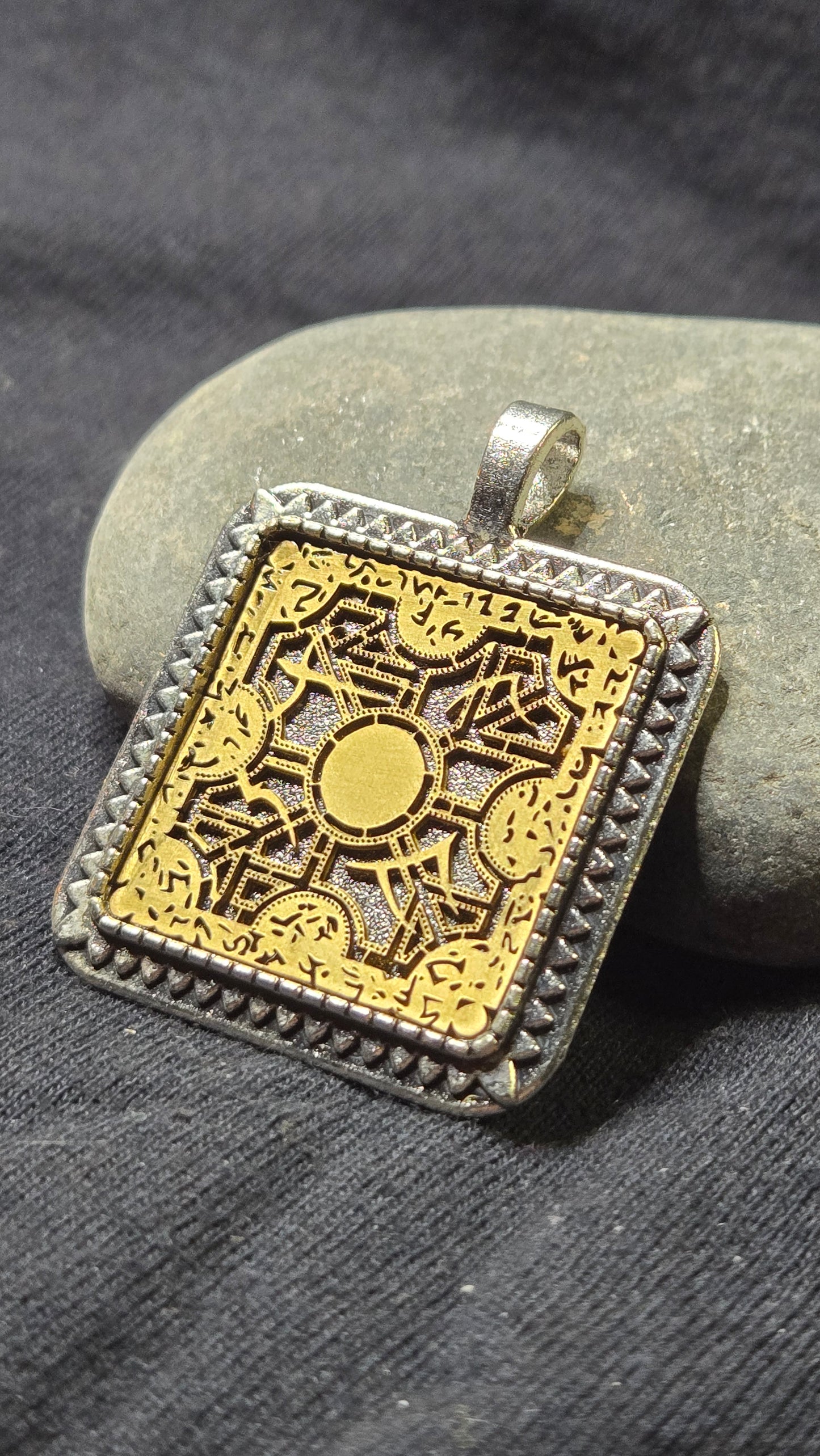 Lament Configuration Inlay Pendant Style 3