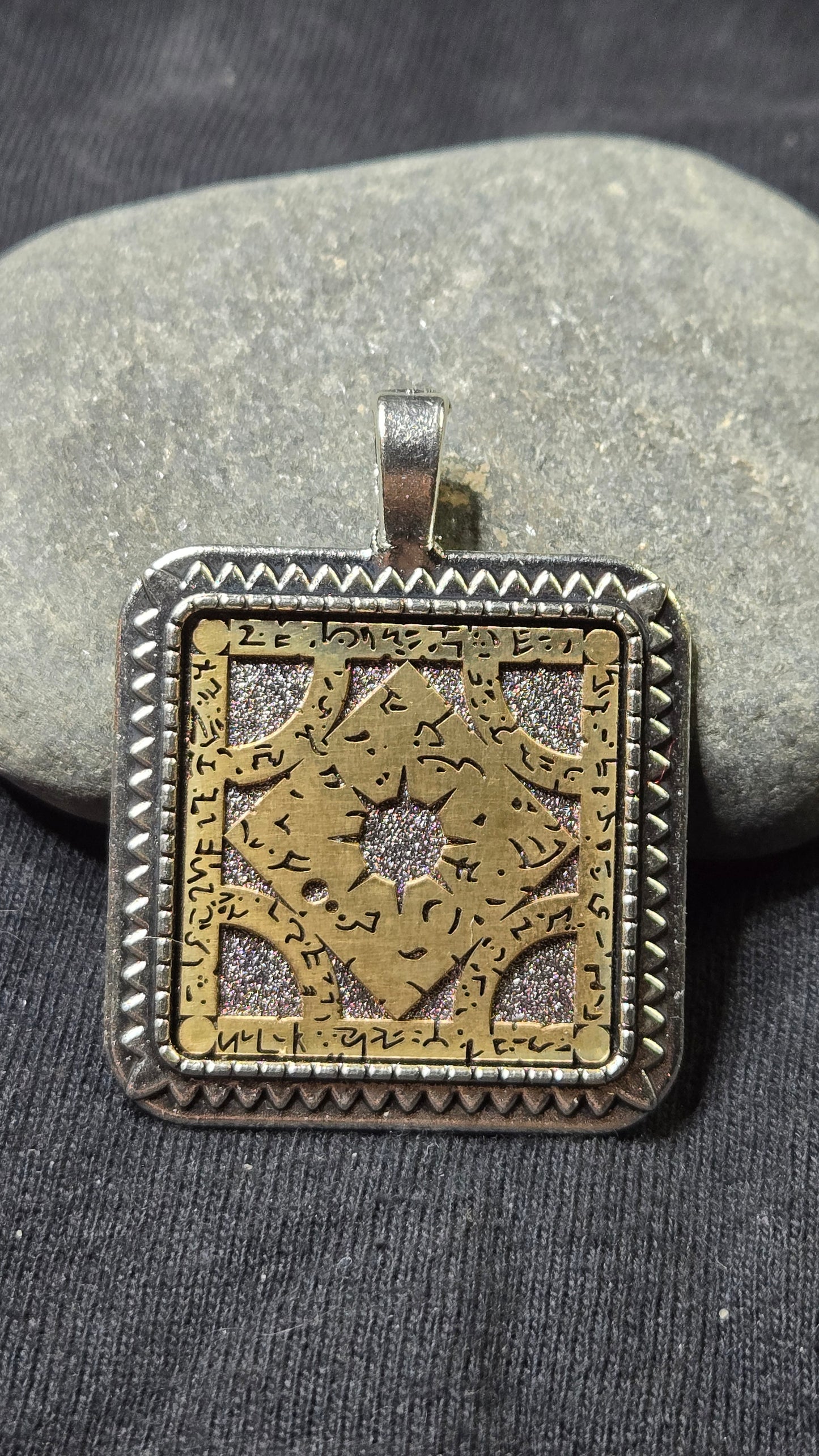 Lament Configuration Inlay Pendant Style 2