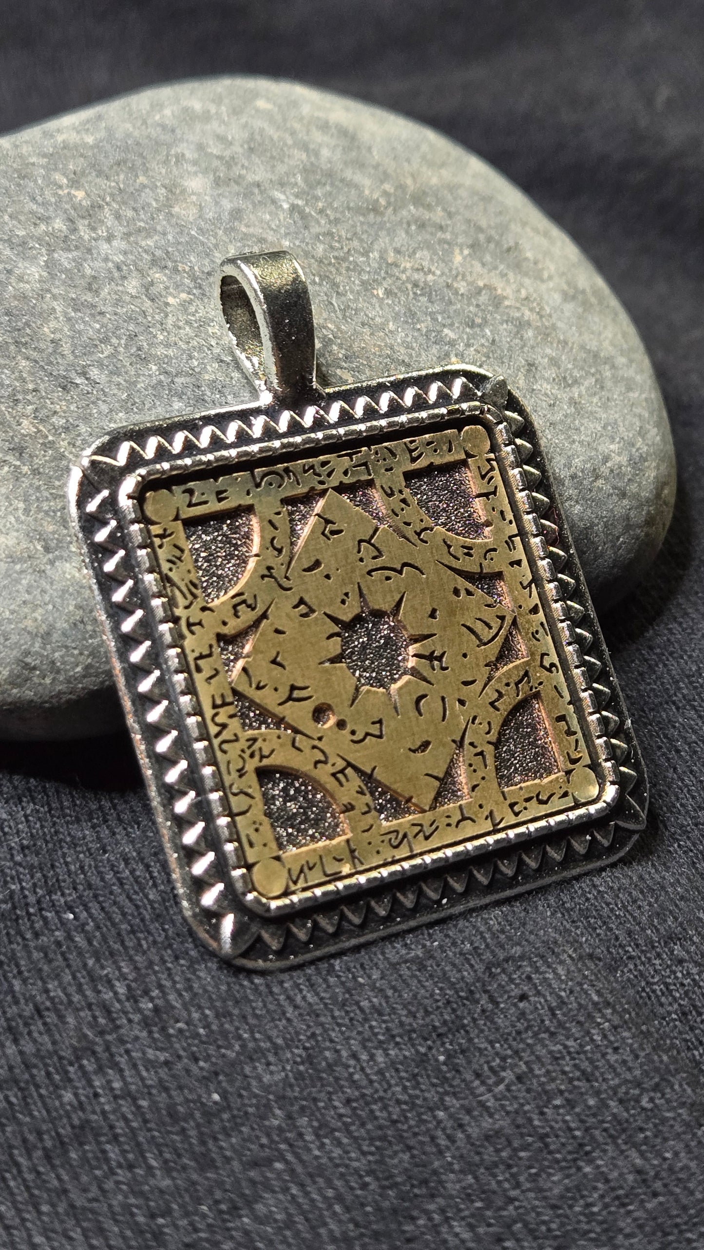 Lament Configuration Inlay Pendant Style 2