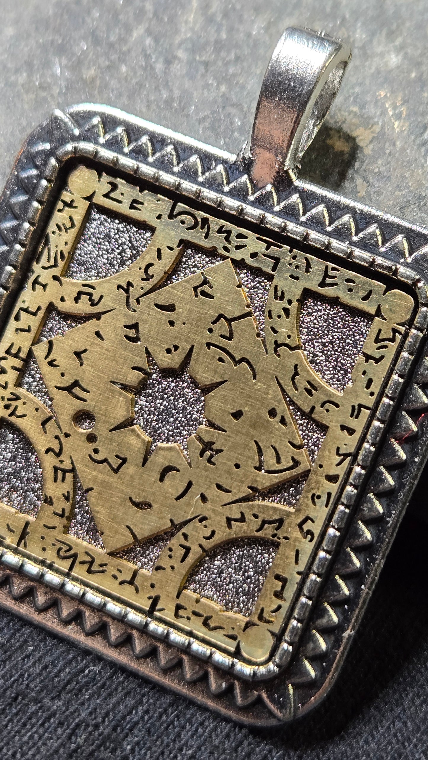 Lament Configuration Inlay Pendant Style 2