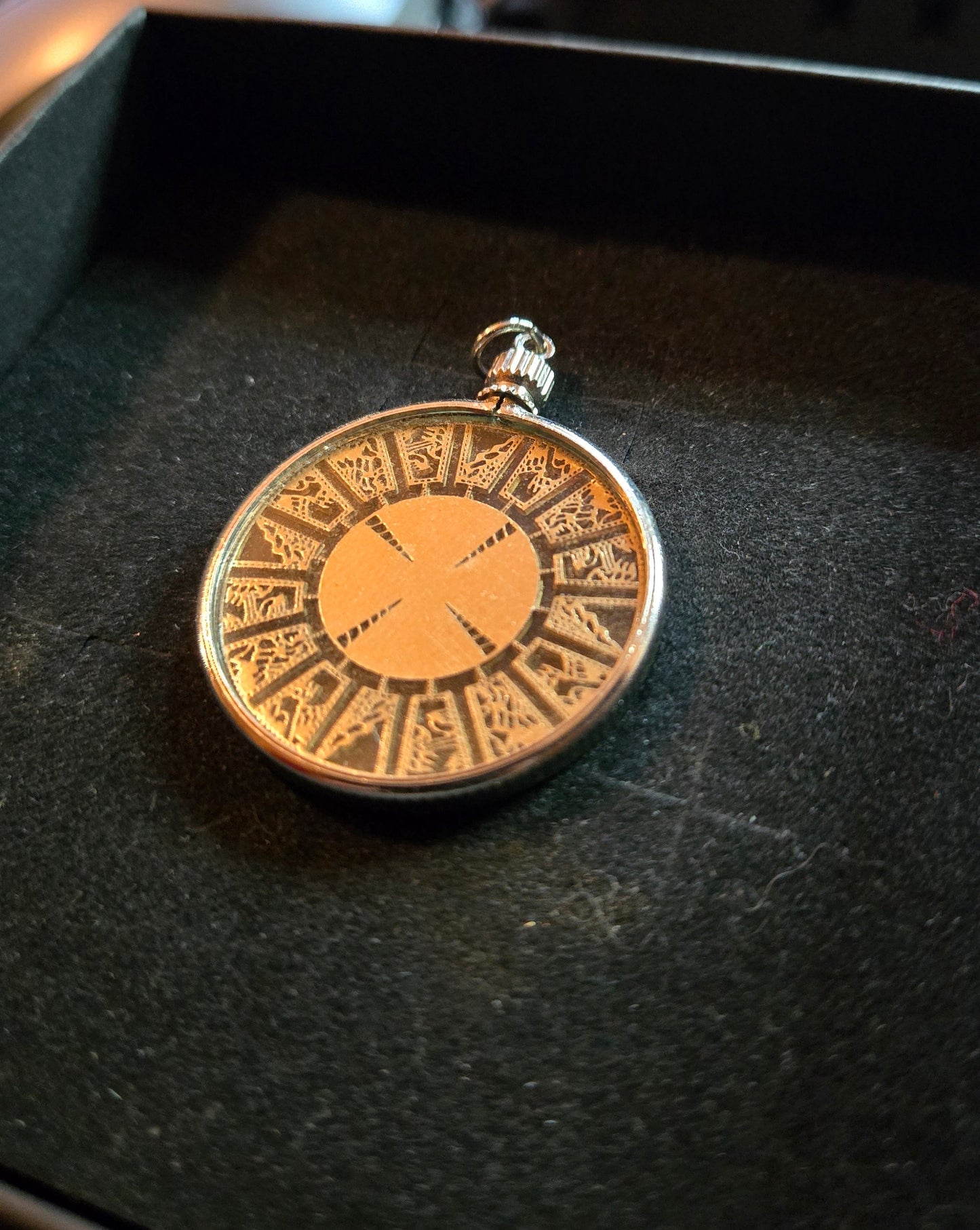 Hellraiser-Inspired Lament Configuration Monocle Pendant